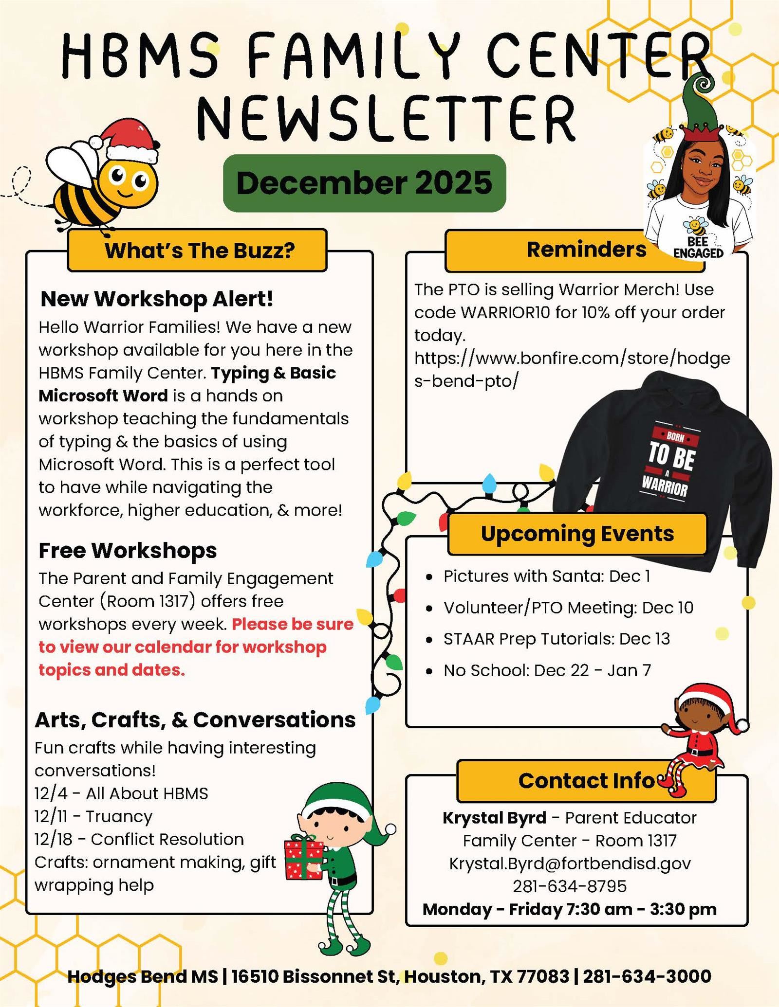  Family Center Monthly Newsletter